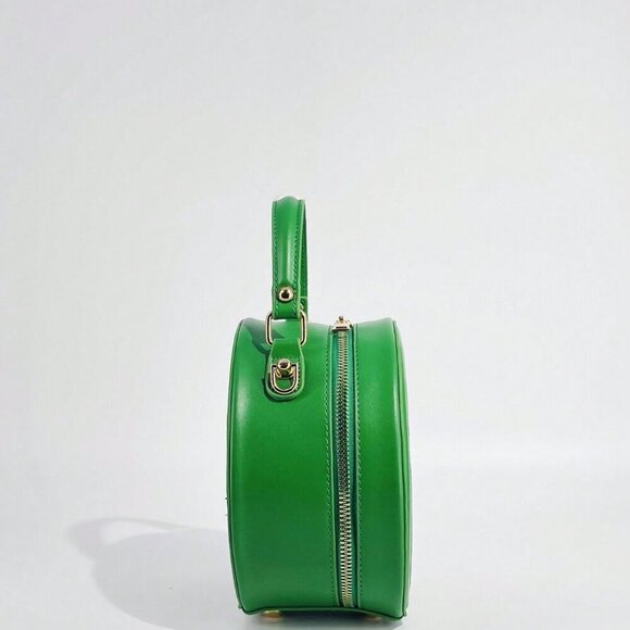 Green Cute Women's Street-Style Y2k Funny Watermelon Shaped Crossbody Bag - Picture 8 of 11